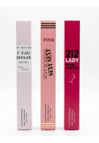 Set X3 Perfumes Alternativos Mujer Eau De Parfum 35ml Spray