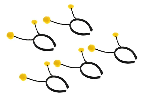 Diadema Con Antena Bee Alien, 5 Unidades, Para Cumpleaños