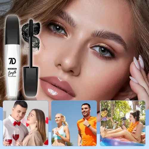 Rímel Resistente Al Agua Alargador 10ml Portátil Bl Single A