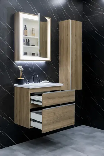 Botiquin para baño Bernova Luz táctil – Olmo