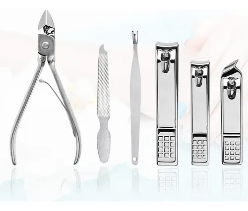 Set De Manicura Yougai 18 Piezas De Acero Inoxidable