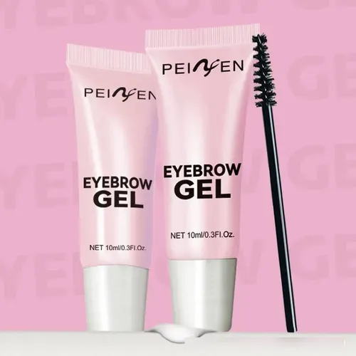 Gel Para Cejas Sin Color, Con Cepillo, Rosa Natural