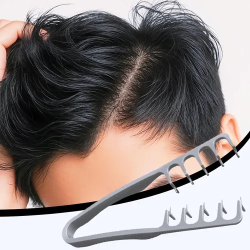 2 Peine Ancho De Dientes Grande Cabello Voluminoso .