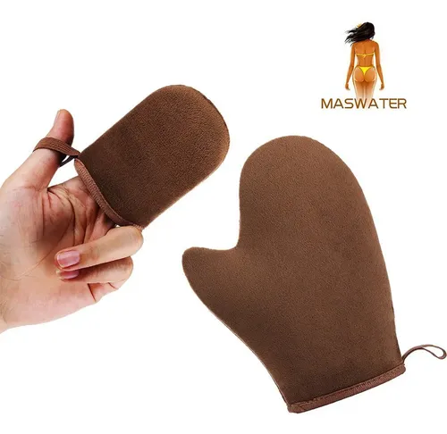 Guantes Bronceadores Con Protección Solar Flocados Para Spa