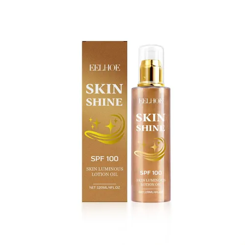 Eelhoe Aceite Iluminador Corporal Con Purpurina, Ligero E Hi