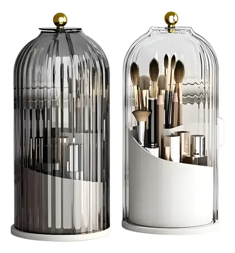Organizador Giratorio De Brochas Maquillaje Y Skin Care