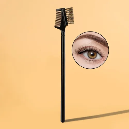1 Peine Reutilizable Doble Punta Para Cejas Y Pestañas
