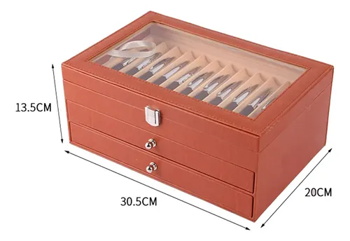 Estuche Organizador Para Colección De Plumas, 1 Unidad