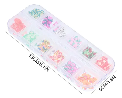 2 Cajas De Stickers Decorativos Para Uñas Con Pedrería