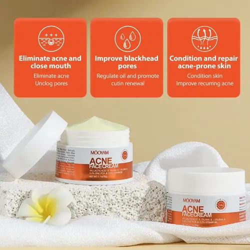 Crema Facial Antiacné Con Ácido Salicílico