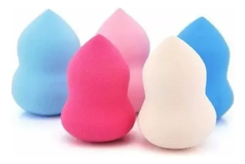 Pack de Esponjas de Maquillaje Encantessa: 4 Beauty Blender para Base Líquida y Polvo