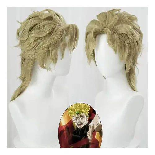 ) Descuento En Peluca. Aplicable A: Dio Brando Cosplay !