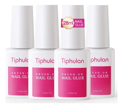 Pegamento De Uñas Tiphulan 7 Ml/0.23 Oz, Uñas Postizas