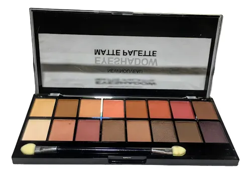 Paleta De Sombras 16 Tonos Satinados Y Matte