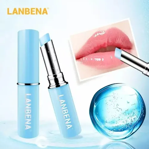 Bálsamo Labial Lanbena con Ácido Hialurónico, Hidratante y Voluminizador
