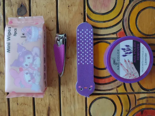 Kit Viaje Manicura Y Manos Color Rosa