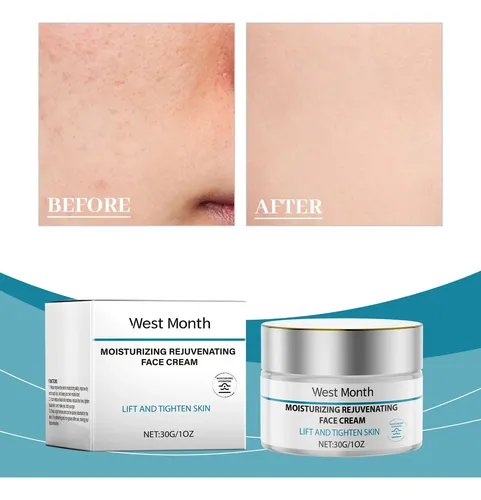 Crema Facial Hidratante West Month Para Piel Seca