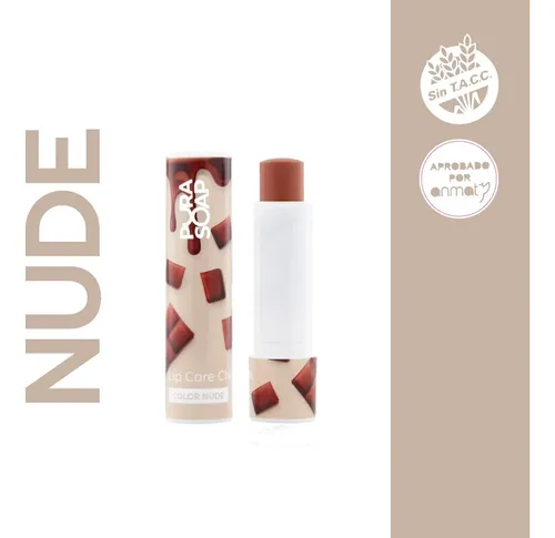 Balsamo labial Hidratante color Nude Chocolate Pura Soap