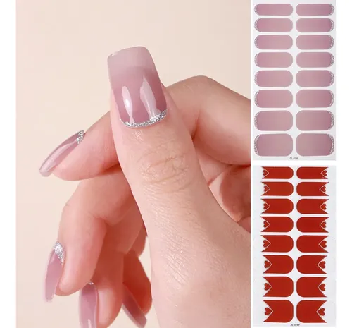 Calcomanías Para Uñas Con Diseños De Envoltorios De Uñas A