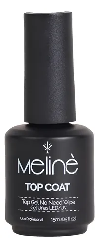 Esmalte Semipermanente Top Coat Gel Uvled Meline