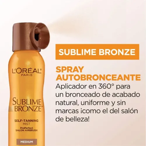 Autobronceante Spray X 130ml Sublime Bronze Loreal Paris MEDIUM