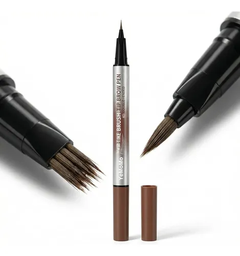 Delineador De Cejas 4d Marrón Oscuro Impermeable
