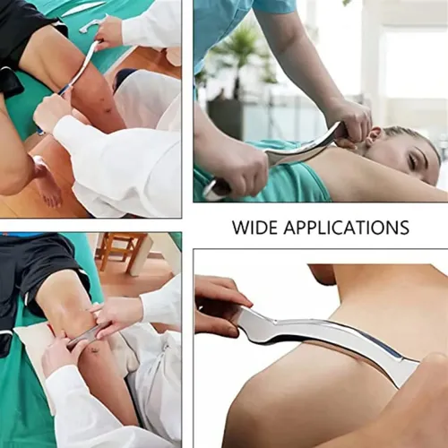 Juego De Herramientas De Masaje Gua Sha De Acero Inoxidable