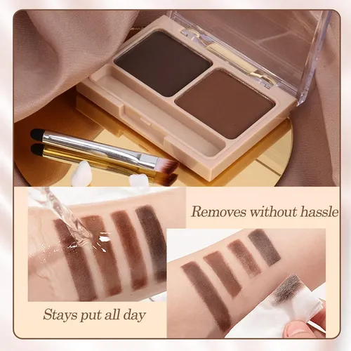 Kit De Maquillaje En Polvo Para Cejas Con Fórmula