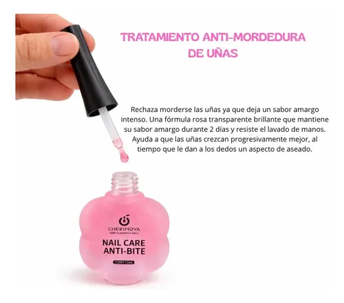 Esmalte Para Uñas Mordidas Amargo Tratamiento Anti Bite 15ml