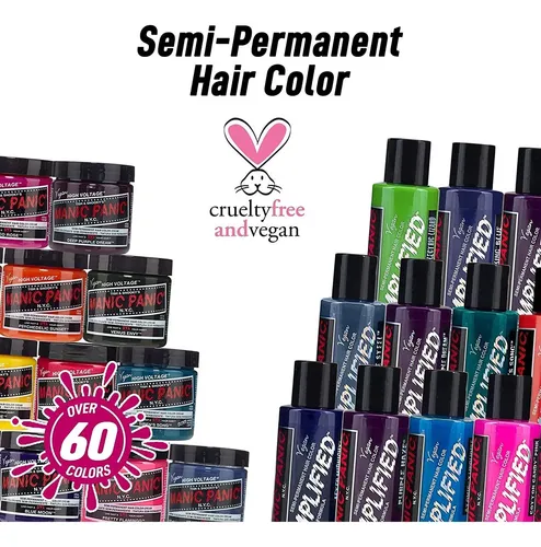 Tinte Vegano Manic Panic Hot Hot Pink Amplified 4 Oz