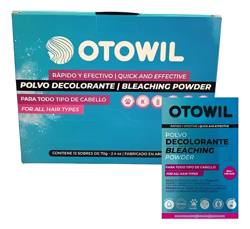Polvo Decolorante Otowil Bases Perfectas Sobre De 70g X12un