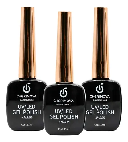 Esmaltes Traslucidos Amber Cherimoya 12 Ml Color 007