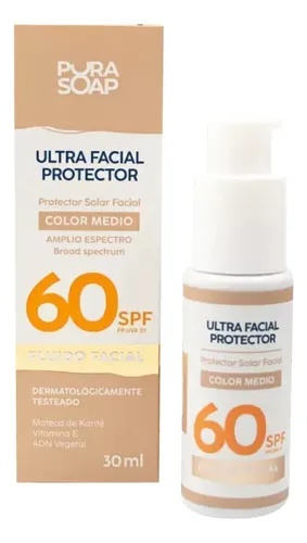 Pura Soap Protector Solar Facial F60 X30