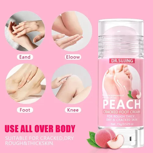 A Crema Hidratante Para Talones Peach Foot Crack Cream, Y