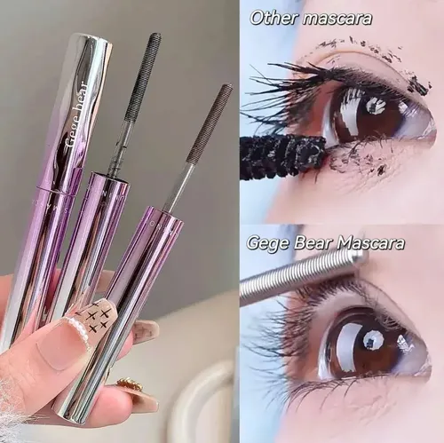 Máscara De Pestañas Voluminizadora Eye Fiber Warp Gege Bear Color 01 – Negro