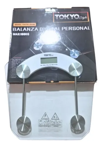 Balanza Digital Personal De Vidrio 180 Kg.