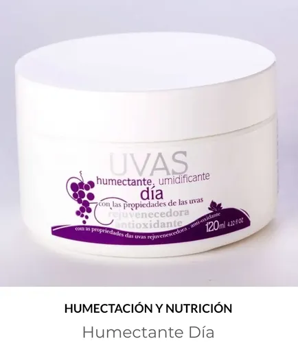Crema Dia Humectante- Uvas Cosmeticos X 2