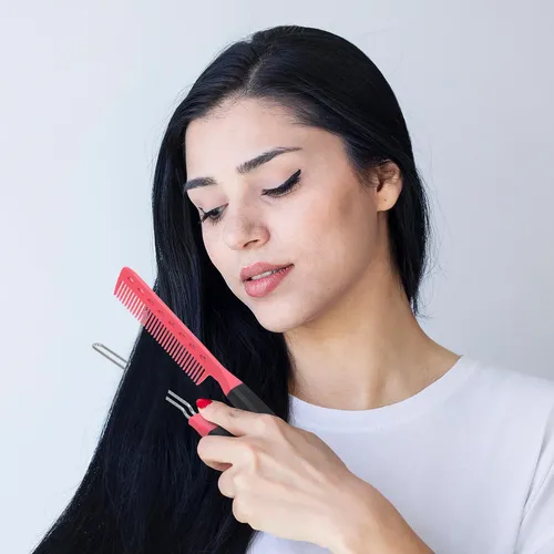 Alisador De Pelo Comb Plancha De Pelo Profesional