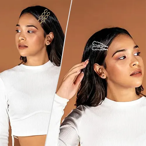 Kit De 18 Pinzas, Horquillas Y Broches Para El Cabello Y Mod