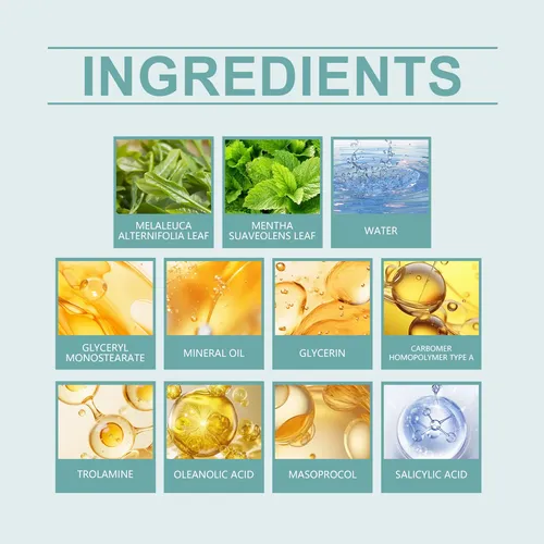 Crema De Tratamiento Para El Acné Ouhoe, Suave Y Nutritiva,