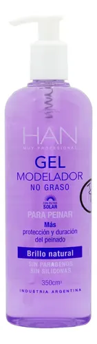 Han Gel Modelador No Graso Para Peinar Brillo Natural