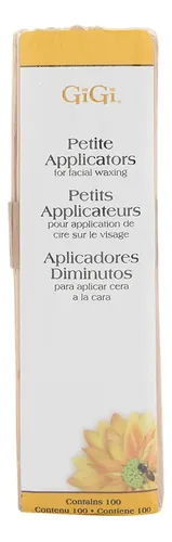 Barras Aplicadoras De Cera Gigi Petite Wooden, 100 Unidades