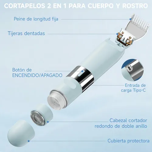 Y Depiladora Eléctrica, Afeitadora Portátil