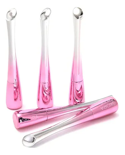 Delineador De Ojos Liquido Skora Eye Liner Glow Ribes Makeup Acabado Brillante Color Negro