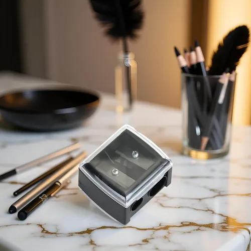 Sacapuntas De Lápiz De Maquillaje Squarezhenbo Doble