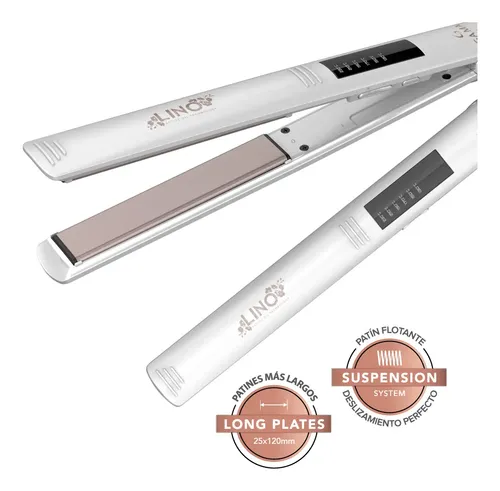 Planchita De Pelo Gama Elegance Essential Oils Lino Led