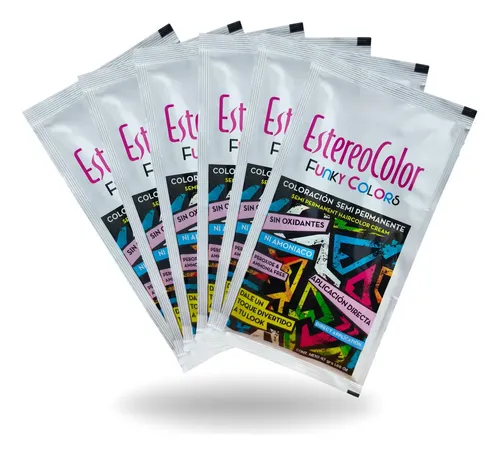 Caja De Tintura Fantasia Estereocolor Funky X12u