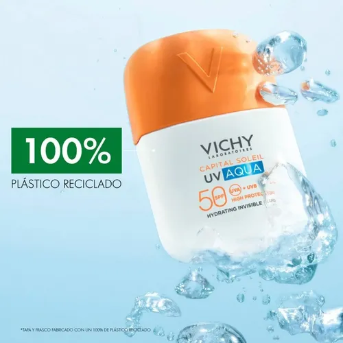Vichy Capital Soleil Uv Aqua Invisible Fps50+ Solar Facial