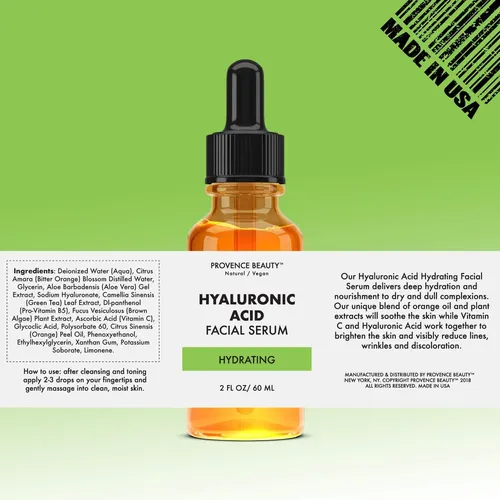 Sérum Facial Hidratante Beaute De Provence, 2 Onzas