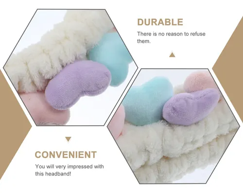 2 Piezas Bandas Para Cabello Spa Facial, Scrunchies Y Diadem
